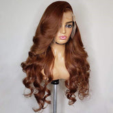 Party Girl Must Have! Dark Brown Loose Wave Lace Fontal Wig